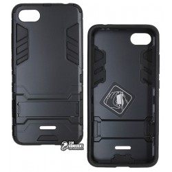 Чехол для Xiaomi Redmi 6A, Armor Case, силикон+пластик, черный