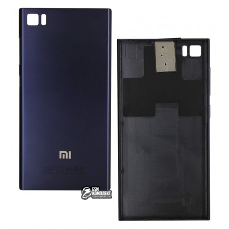 Задняя крышка батареи Xiaomi Mi3, синяя, TD-SCDMA