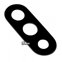 Стекло камеры Xiaomi Mi 8 SE, размер 23,9x9.4 мм, черное