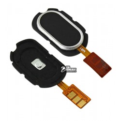 Шлейф для Meizu M2 Note, кнопки меню, черный, с компонентами