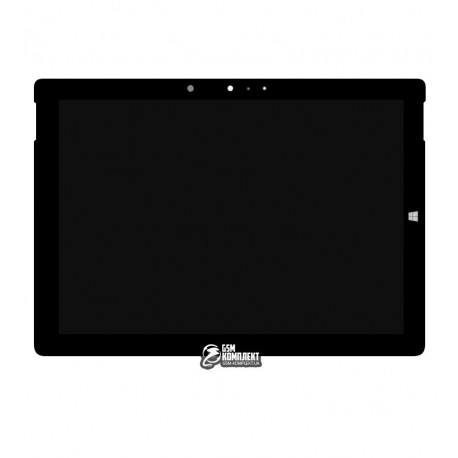 Дисплей для планшету Microsoft Surface 3, чорний, з сенсорним екраном (дисплейний модуль)