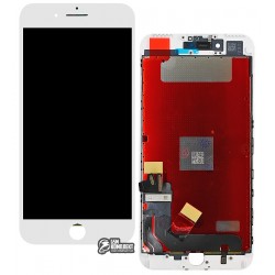 Дисплей iPhone 7 Plus, белый, с сенсорным экраном (дисплейный модуль), с рамкой, High Copy Дисплей iPhone 7 Plus, белый, с сенсорным экраном (дисплейный модуль), с рамкой, High Copy