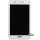 Дисплей для Asus FonePad 7 ME375, белый, с сенсорным экраном (дисплейный модуль), с рамкой