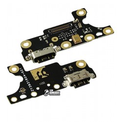 Шлейф для Nokia 7 Plus, микрофона, коннектора зарядки, с компонентами, плата зарядки Шлейф для Nokia 7 Plus, микрофона, коннектора зарядки, с компонентами, плата зарядки