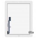 Тачскрін для планшетів iPad 3, A1403, A1416, A1430, з кнопкою HOME, білий