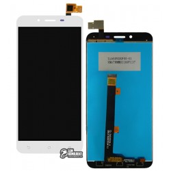 Дисплей для Asus Zenfone 3 Max (ZC553KL) 5.5", белый, с сенсорным экраном (дисплейный модуль), original (PRC)