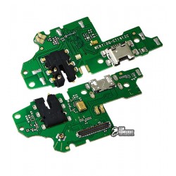 Шлейф для Huawei Honor 20i, коннектора зарядки,коннектора наушников, с микрофоном, с компонентами, плата зарядки Шлейф для Huawei Honor 20i, коннектора зарядки,коннектора наушников, с микрофоном, с компонентами, плата зарядки