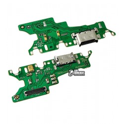 Шлейф для Huawei Honor 20 (2019), коннектора зарядки, с микрофоном, с компонентами, плата зарядки Шлейф для Huawei Honor 20 (2019), коннектора зарядки, с микрофоном, с компонентами, плата зарядки