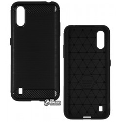 Чехол для Samsung A015 Galaxy A01 (2020), Ultimate Experience, силиконовый, черный Чехол для Samsung A015 Galaxy A01 (2020), Ultimate Experience, силиконовый, черный