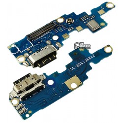 Шлейф для Nokia 6.1 Plus, микрофона, коннектора зарядки, с компонентами, плата зарядки Шлейф для Nokia 6.1 Plus, микрофона, коннектора зарядки, с компонентами, плата зарядки