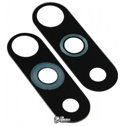 Стекло камеры Samsung A606 Galaxy A60 (2019), размер 26,4x8,6 мм, черное