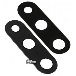 Стекло камеры Xiaomi Mi A3, размер 29x9 мм, черное