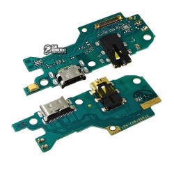 Шлейф для Samsung M305F/DS Galaxy M30, коннектора наушников, коннектора зарядки, с микрофоном, плата зарядки, copy Шлейф для Samsung M305F/DS Galaxy M30, коннектора наушников, коннектора зарядки, с микрофоном, плата зарядки, copy
