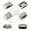 Конектор зарядки для Meizu M2 Note, MX3, M3 Note (L681H), 5 pin, micro-USB