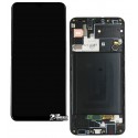 Дисплей для Samsung A307F/DS Galaxy A30s, черный, с сенсорным экраном (дисплейный модуль), Original, сервисная упаковка, GH82-21190A