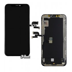 Дисплей iPhone XS, с сенсорным экраном (дисплейный модуль), с рамкой, (OLED), High Copy Дисплей iPhone XS, с сенсорным экраном (дисплейный модуль), с рамкой, (OLED), High Copy