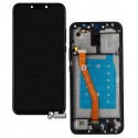 Дисплей для Huawei Mate 20 lite, чорний, з тачскріном, з рамкою, Original PRC, SNE-LX1