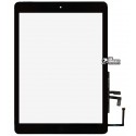 Тачскрін для планшета iPad Air (iPad 5), A1474, A1475, A1476, зі шлейфом, з кнопкою HOME, чорний