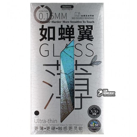 Защитное стекло для iPhone X/XS/11 Pro, Remax Chanyi Ultra-Thin Glass GL-50, 2.5D, ультратонкое, черное