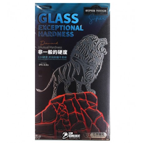 Защитное стекло для iPhone X/XS/11 Pro, Remax Panshi Shatter-proof Glass GL-51, 3D, черное