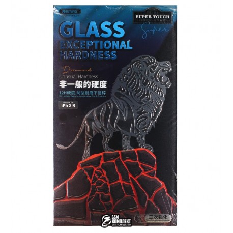 Защитное стекло для iPhone XR, iPhone 11, Remax Panshi Shatter-proof Glass GL-51, 3D, черное