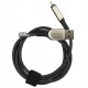 Кабель Micro-USB - USB, Baseus Zinc Magnetic, магнитный, тканевый, только зарядка, 2А, 1м, черный