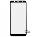 Скло дисплея Samsung J805F Galaxy J8 Plus, чорний колір