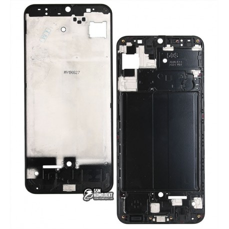 Рамка крепления дисплея для Samsung A507 Galaxy A50s, черная