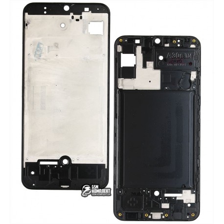 Рамка крепления дисплея для Samsung A307 Galaxy A30s, черная
