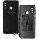 Задняя панель корпуса Samsung A202F/DS Galaxy A20e, черная