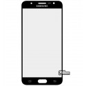 Скло дисплея Samsung G610 Galaxy J7 Prime, SM-G610 Galaxy On Nxt, чорний колір