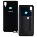 Задняя панель корпуса для Samsung A107F/DS Galaxy A10s, черная