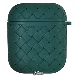 Чехол для Apple AirPods, Weaving Case (forest green)