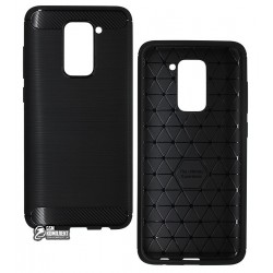 Чехол для Xiaomi Redmi Note 9, Ultimate Experience Leather, силиконовый, черный