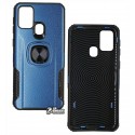 Чохол для Samsung M315 Galaxy M31 (2020), Leather Design Case with Ring, силікон-пластик
