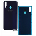 Задня панель корпусу для Samsung A207F / DS Galaxy A20s, синій колір