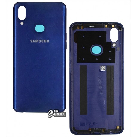 Задняя панель корпуса для Samsung A107F/DS Galaxy A10s, синяя