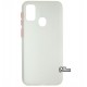 Чехол для Samsung M215 / M307 Galaxy M21 / M30s (2019), Matte color case, силикон-пластик, матовый, белый