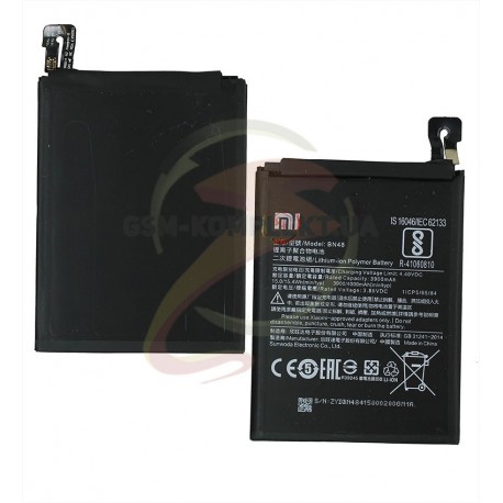Аккумулятор BN48 для Xiaomi Redmi Note 6 Pro, Li-Polymer, 3,85 B, 4000 мАч