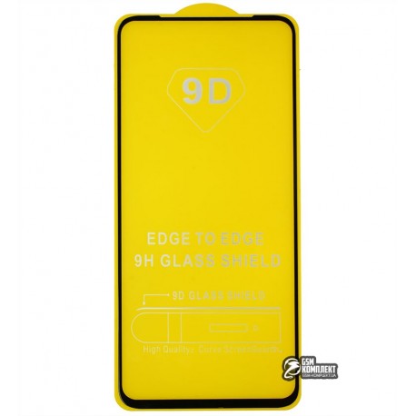 Закаленное защитное стекло для Realme 6, 0,26 мм 9H, 2.5D, Full Glue, черное