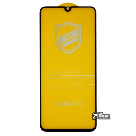 Закаленное защитное стекло для Samsung A705/A707 Galaxy A70/A70s (2019), 3D, 4D ARC, черное Закаленное защитное стекло для Samsung A705/A707 Galaxy A70/A70s (2019), 3D, 4D ARC, черное