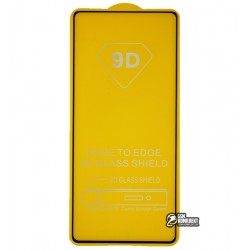 Закаленное защитное стекло для Samsung G770 Galaxy S10 Lite (2020), 2.5D, Full Glue, черное