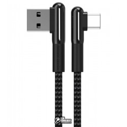 Кабель Type-C - USB, Remax Soldier Series RC-155, 3 Ампер, 1 метр