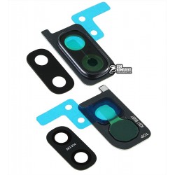 Стекло камеры Samsung A202F/DS Galaxy A20e, черное