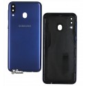 Задня панель корпусу для Samsung M205F / DS Galaxy M20, синій колір