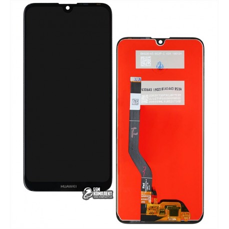 Дисплей для Huawei Y7 (2019), черный, с сенсорным экраном, High Copy, DUB-LX1
