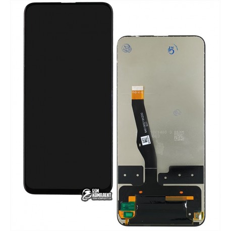 Дисплей Huawei P Smart Z, Y9 Prime 2019 черный, с сенсорным экраном (дисплейный модуль), оригинал (переклеено стекло)