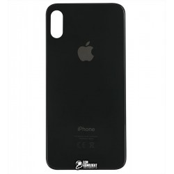 Задняя панель корпуса для iPhone X, черная, не нужно снимать стекло камеры, big hole Задняя панель корпуса для iPhone X, черная, не нужно снимать стекло камеры, big hole