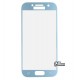 Закаленное защитное стекло для Samsung A320 Galaxy A3 (2017) Duos, 2.5D, голубое