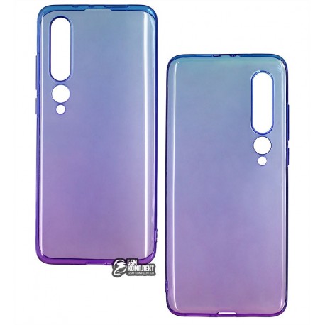 Чехол для Xiaomi Mi 10, Gradient Design, силиконовый ультратонкий, (blue/purple) Чехол для Xiaomi Mi 10, Gradient Design, силиконовый ультратонкий, (blue/purple)